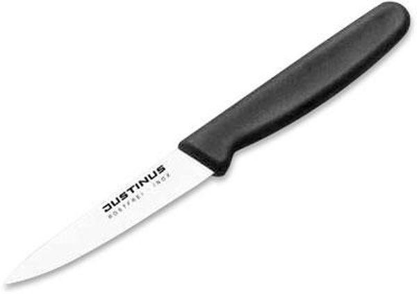 NOŽ FINE CUT 201-820 19,5 cm nerjaveče jeklo - barve nerjavečega jekla/črna, Konvencionalno, kovina/umetna masa (19,5cm) - Justinus