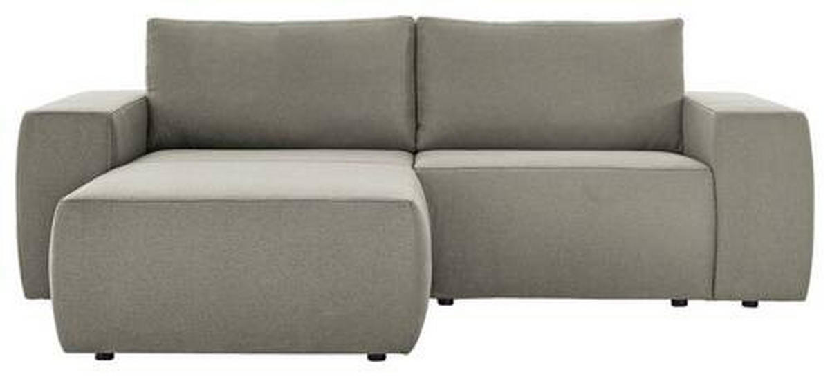 ECKSOFA LOOKS II Braun Webstoff  - Schwarz/Braun, Design, Kunststoff/Textil (160/242cm) - LOOKS by W.Joop