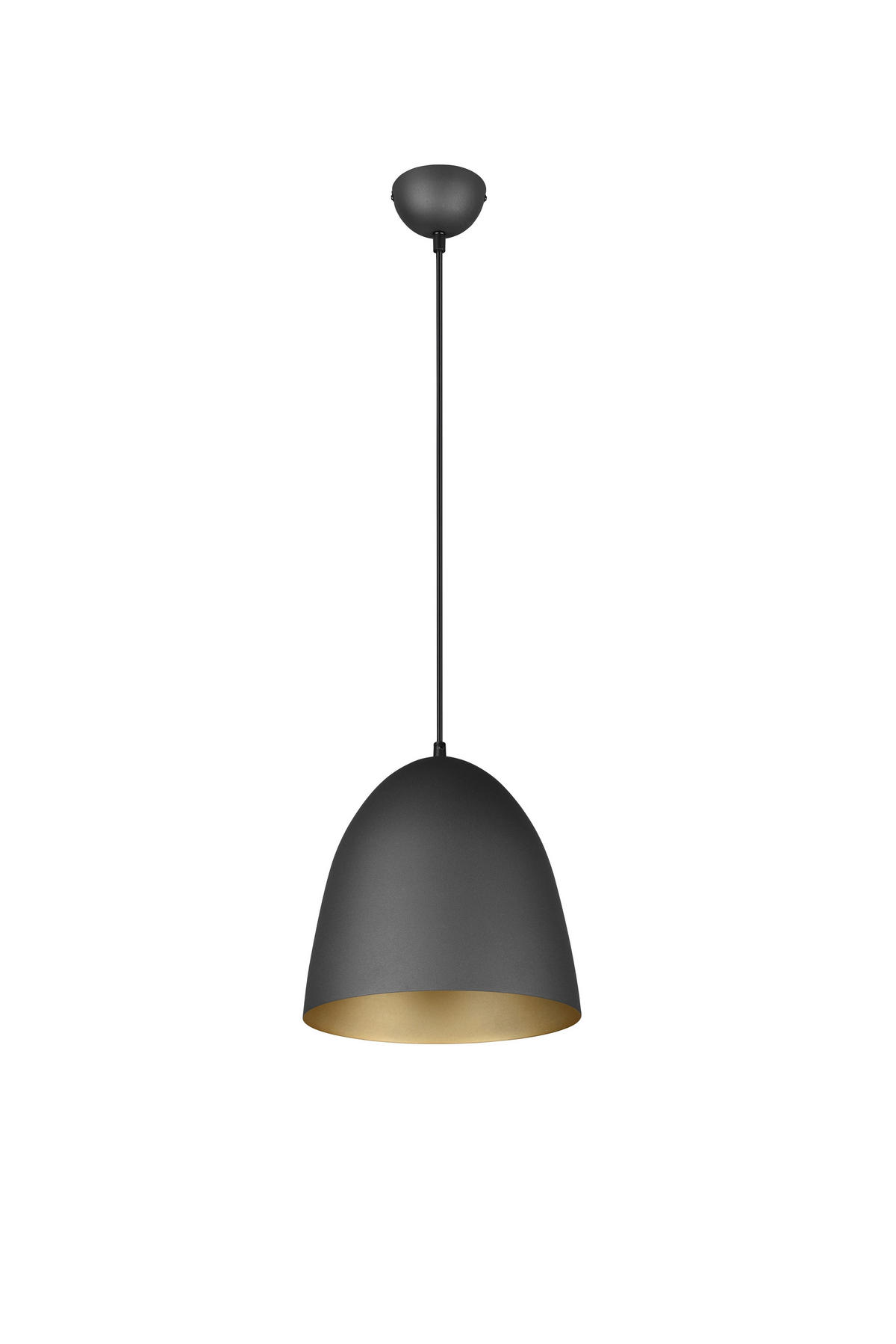 LUSTER  25/150 cm      - zlatna/crna, Dizajnerski, metal (25/150cm)