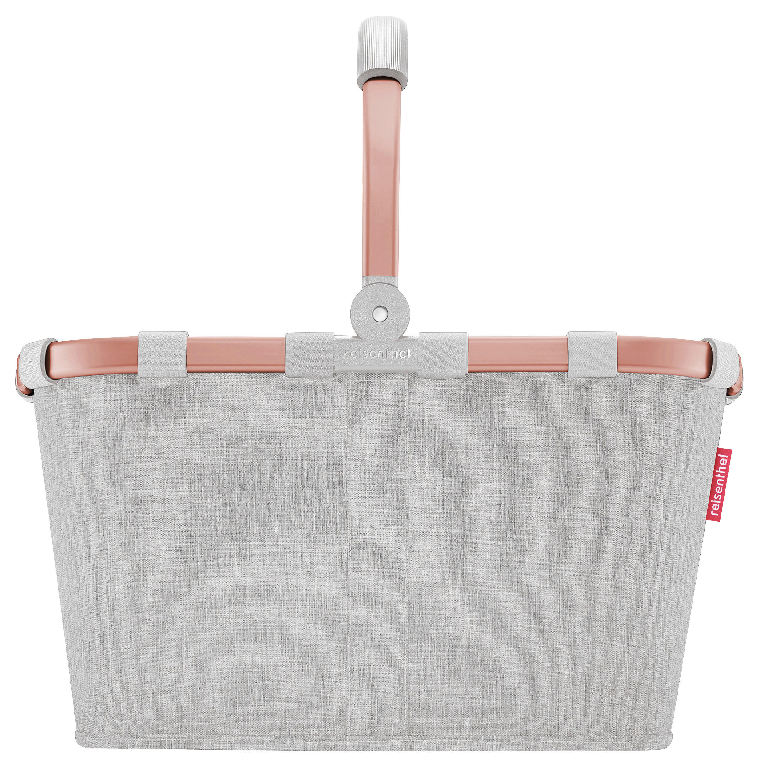 Reisenthel Einkaufskorb Carrybag frame twist sky rose Grau, Roségold 49x29x28 cm