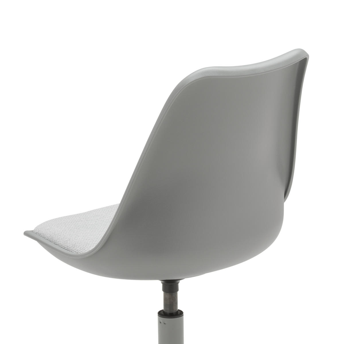 STUHL  in Eisen Webstoff Metall, Kunststoff, Textil matt  - Grau, LIFESTYLE, Kunststoff/Textil (47.5/88/52cm) - MID.YOU