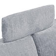 ECKSOFA Chenille  - Schwarz, KONVENTIONELL, Textil/Metall (291/153cm) - Hom`in