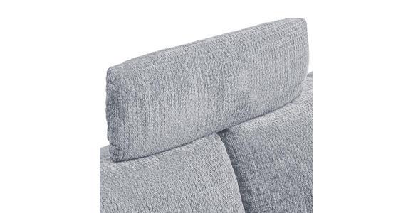 ECKSOFA Chenille  - Schwarz, KONVENTIONELL, Textil/Metall (291/153cm) - Hom`in