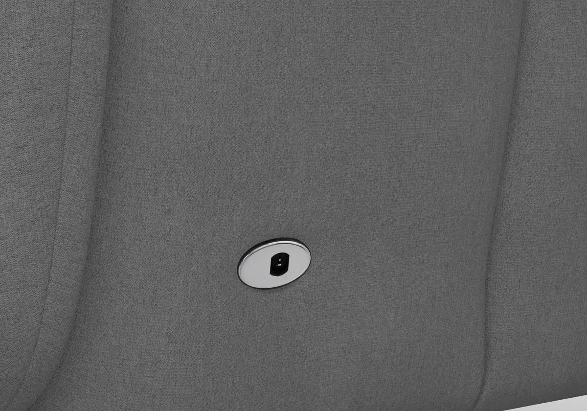 SESSEL in Flachgewebe Grau  - Schwarz/Grau, Konventionell, Textil/Metall (74/112/82cm) - Sit & More