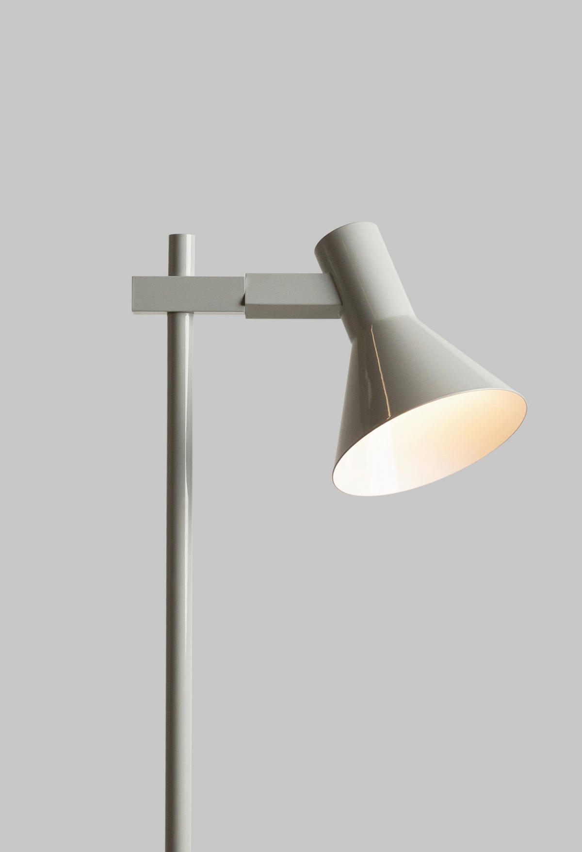 STOLNÍ LAMPA, nástěnný stmívač, E27, 28/20/51 cm - světle šedá, Design, kov (28/20/51cm) - It's about Romi