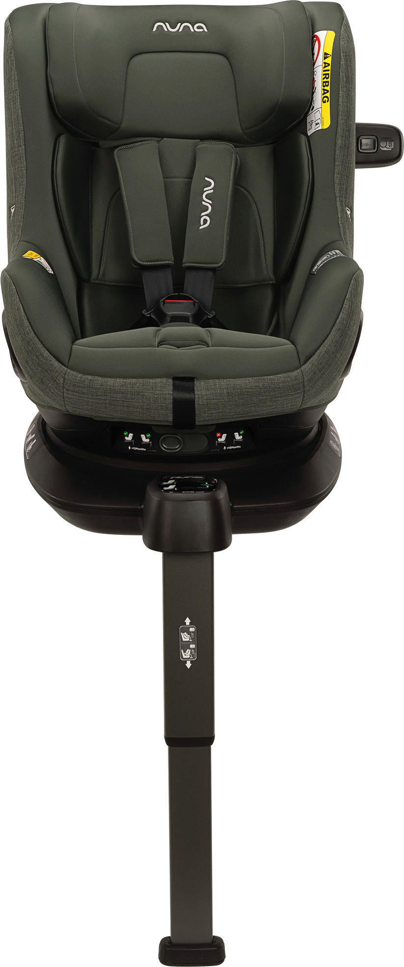 REBOARDER-KINDERSITZ Pruu  - Dunkelgrün, Basics, Textil (46/72/56,5cm) - Nuna