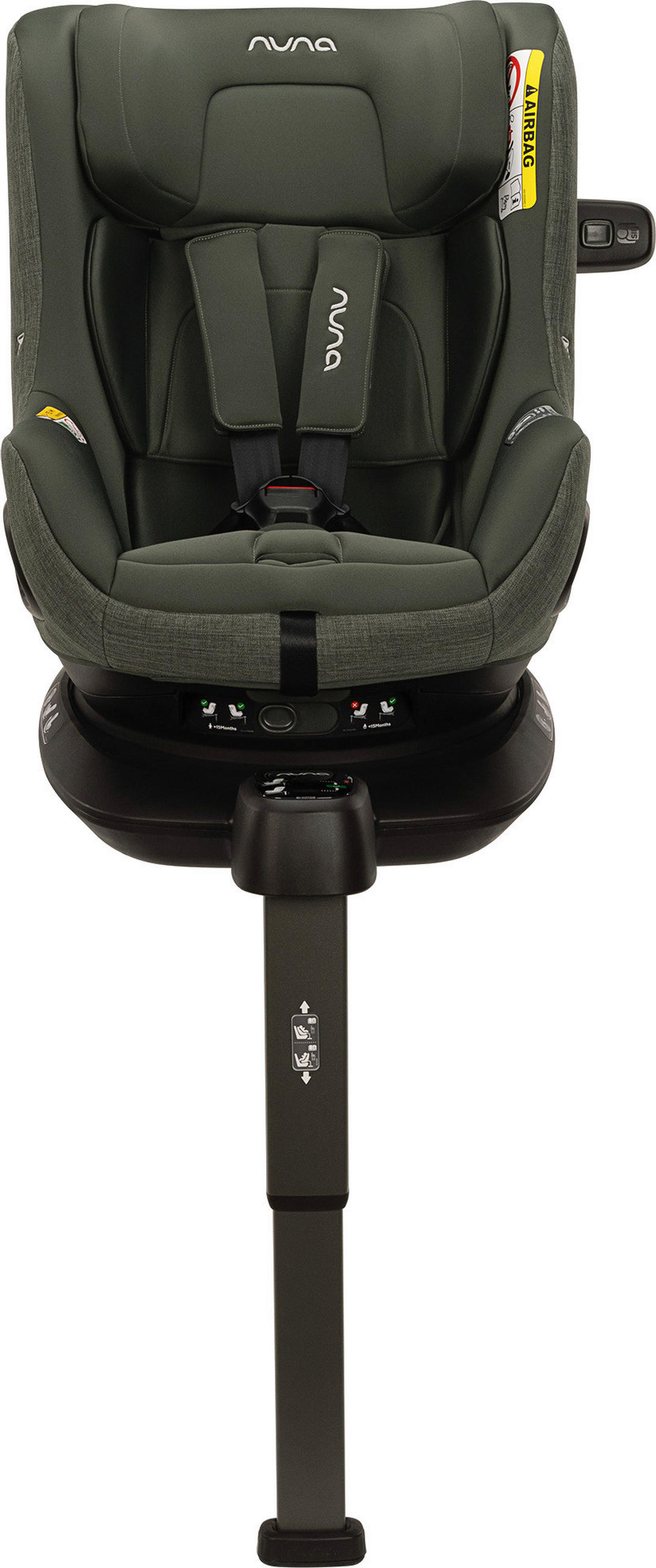 REBOARDER-KINDERSITZ Pruu  - Dunkelgrün, Basics, Textil (46/72/56,5cm) - Nuna