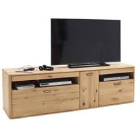 TV-ELEMENT  in 186/58/50 cm  - Eichefarben, Design, Holz/Metall (186/58/50cm) - Livetastic