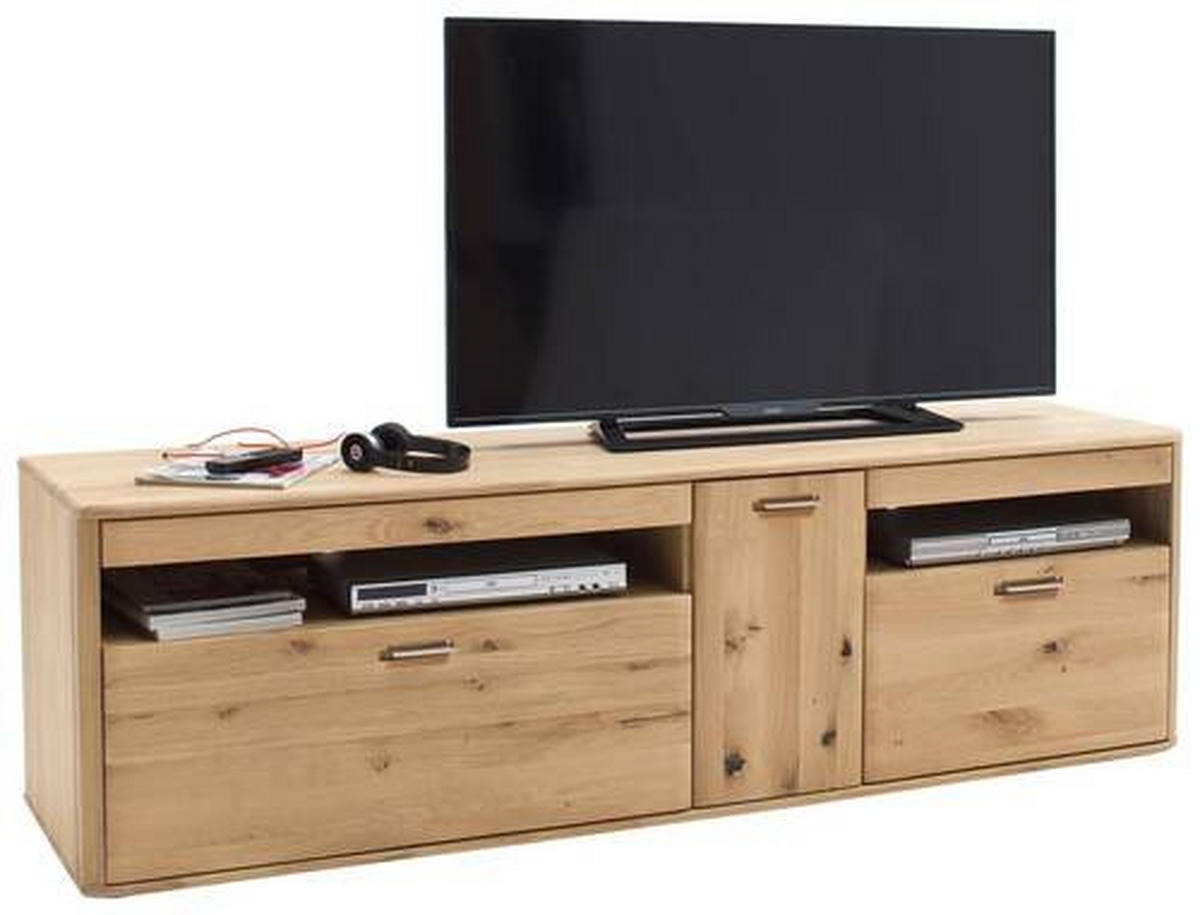 TV-ELEMENT  in 186/58/50 cm  - Eichefarben, Design, Holz/Metall (186/58/50cm) - Livetastic