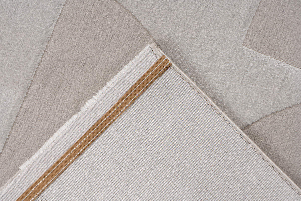 SZŐNYEG   - ezüstszínű, Design, textil (120/170cm)