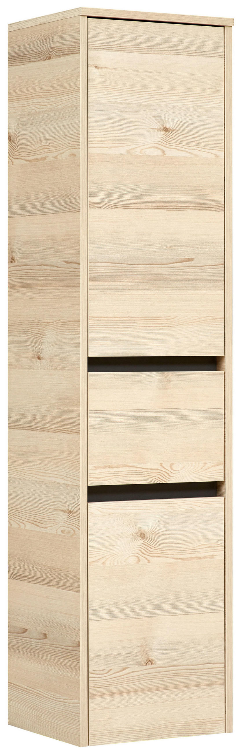 SREDNJI ORMAR   - siva/boja pinije, Osnovno, staklo/pločasti materijal (35/145,6/33cm) - Xora