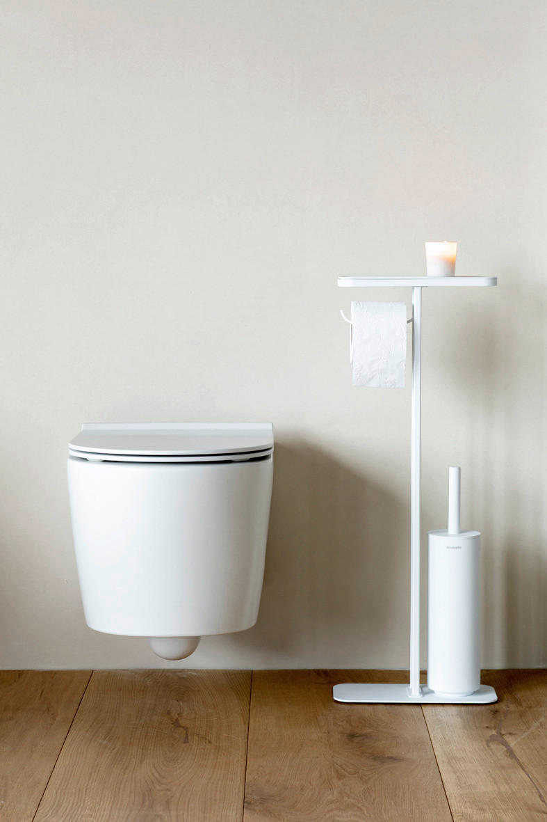 WC-ŠČETKA - bela, Basics, kovina/umetna masa (29/75.2/12.5cm) - Brabantia