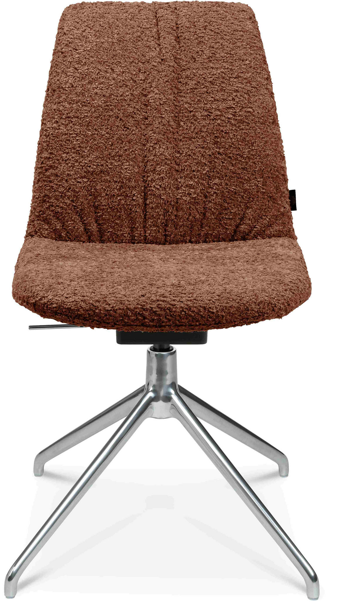 STUHL  in Aluminium Bouclé  - Alufarben/Kupferfarben, Design, Textil/Metall (46/81,5-84,5/55cm) - Johann Jakob