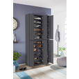 SCHUHSCHRANK  in 100/210/34 cm  - Anthrazit, KONVENTIONELL, Holzwerkstoff/Kunststoff (100/210/34cm) - Xora
