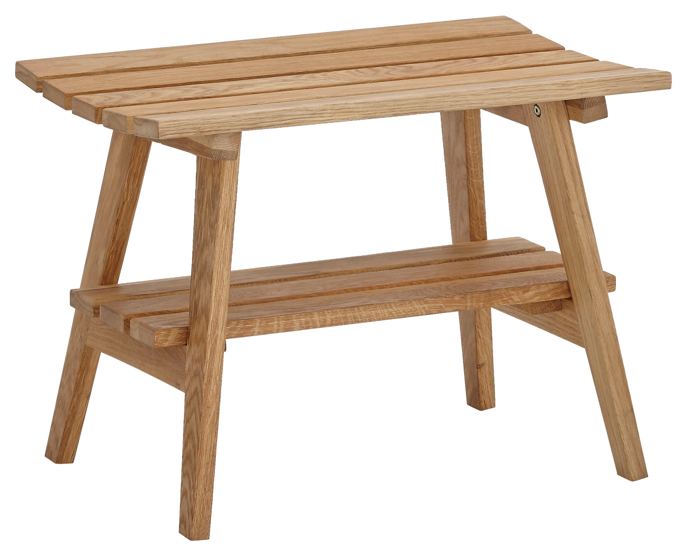 ŠATNÍ LAVICE - barvy dubu, Basics, dřevo (60/45/36cm)