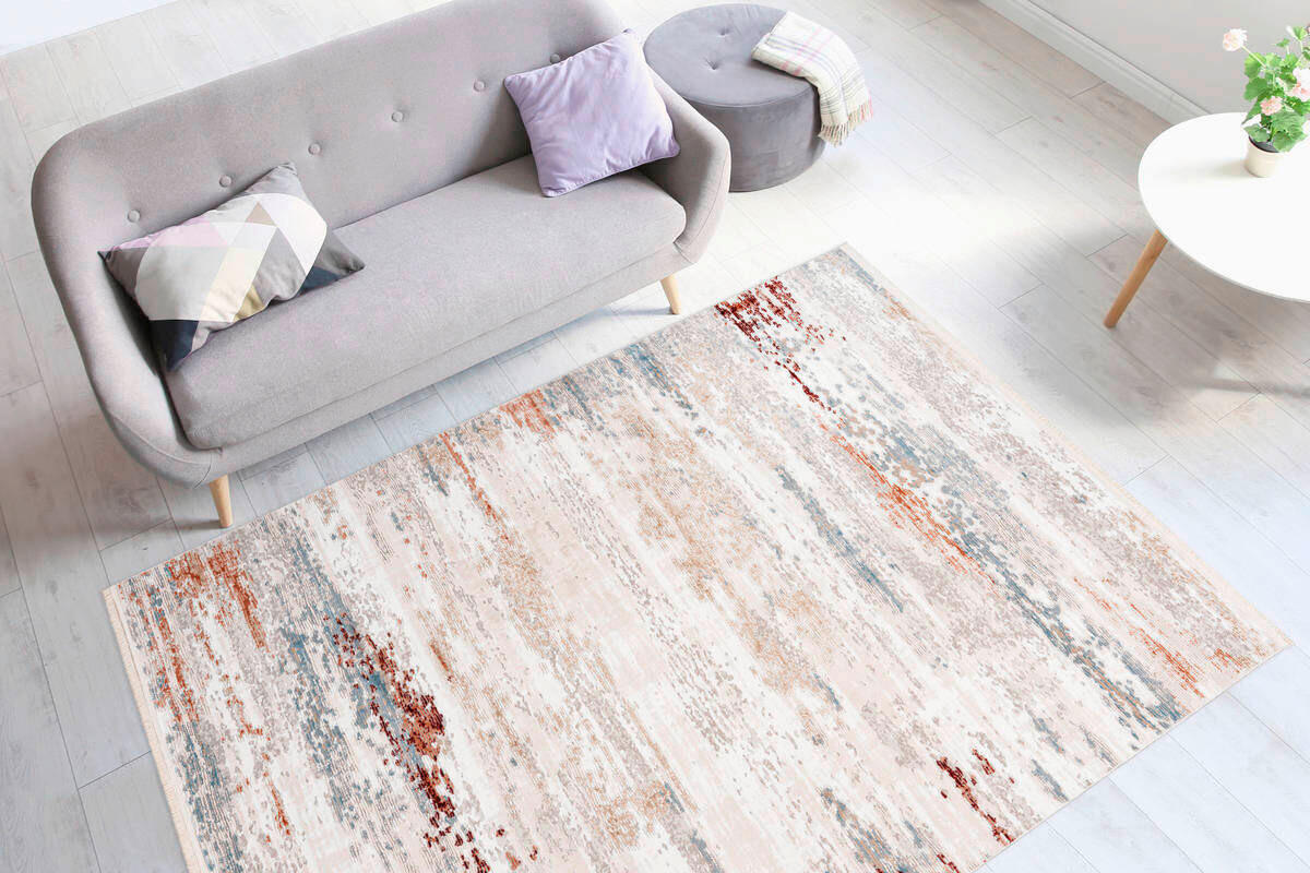 VINTAGE-TEPPICH 80/150 cm Akropolis Grau, Rosa  - Rosa/Grau, Design, Textil (80/150cm) - Kayoom