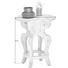 BEISTELLTISCH Mangoholz massiv rund Braun, Weiß - Braun/Weiß, Trend, Holz (45/55/45cm) - Ambia Home
