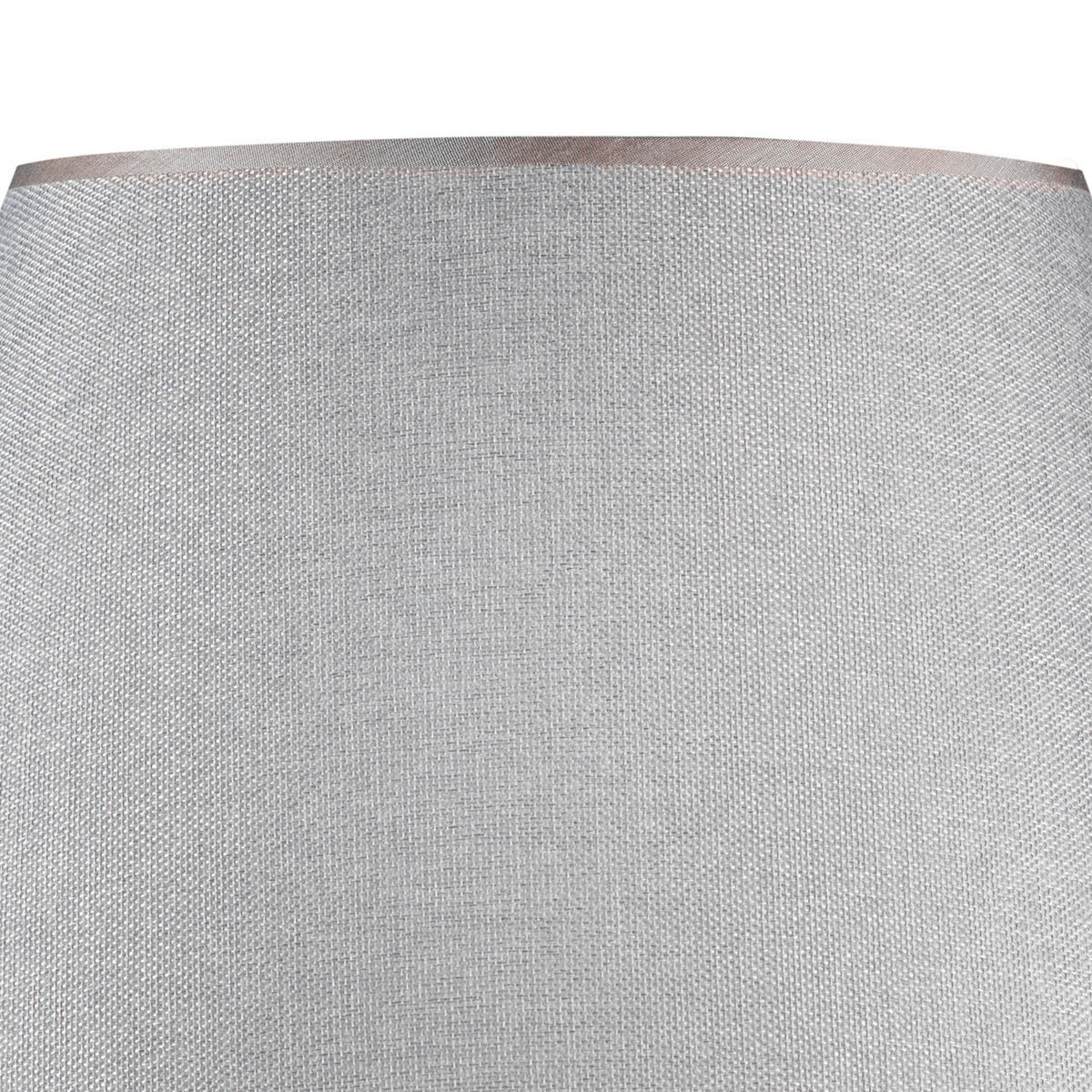 STOLNÁ LAMPA, E27, 40/52 cm  - biela, Konventionell, textil/keramika (40/52cm)