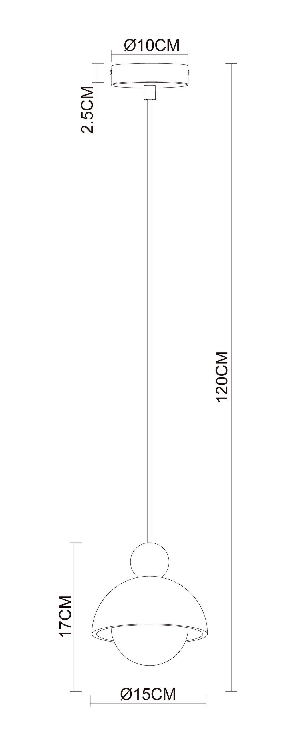 HÄNGELEUCHTE 15/120 cm  - Beige, Design, Glas/Stein (15/120cm) - Collet's Monde