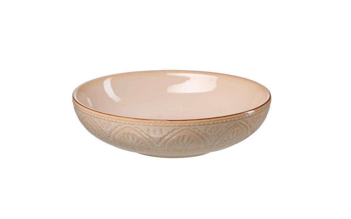 DJUP TALLRIK  - cremefärgad, keramik (20/20/4cm) - Ritzenhoff
