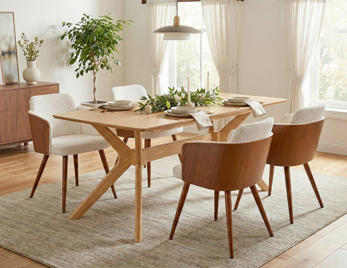 ESSTISCH 140/80/75,5 cm Echtholz  Holz in verschiedenen Holzarten erhältlich Eichefarben  - Eichefarben, KONVENTIONELL, Holz (140/80/75,5cm) - MID.YOU