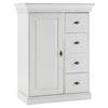 KOMMODE  in 88/117/45 cm  - Weiß/Kupferfarben, ROMANTIK / LANDHAUS, Holz/Metall (88/117/45cm) - Boxxx