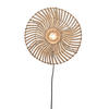 WANDLEUCHTE Good & Mojo 40/12 cm   - Weiß, Trend, Naturmaterialien (40/12cm) - Good & Mojo