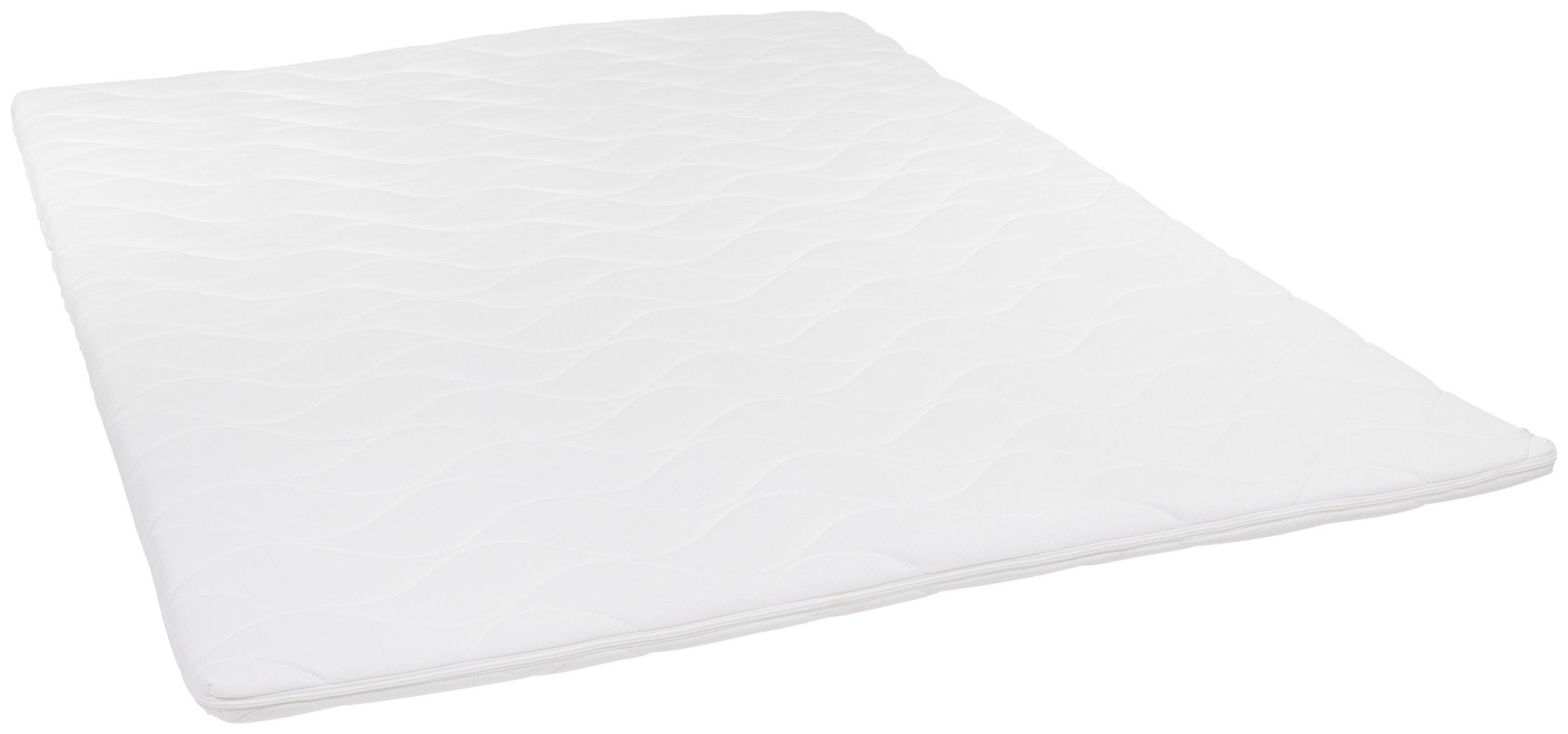 TOPPER LATEX TOPPER 120/200 cm Höhe ca. 6 cm  - Weiß, MODERN, Textil (120/200cm) - Livetastic