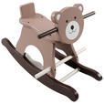 SCHAUKELTIER Honey  - Braun, Trend, Holz (66/36/42cm) - My Baby Lou