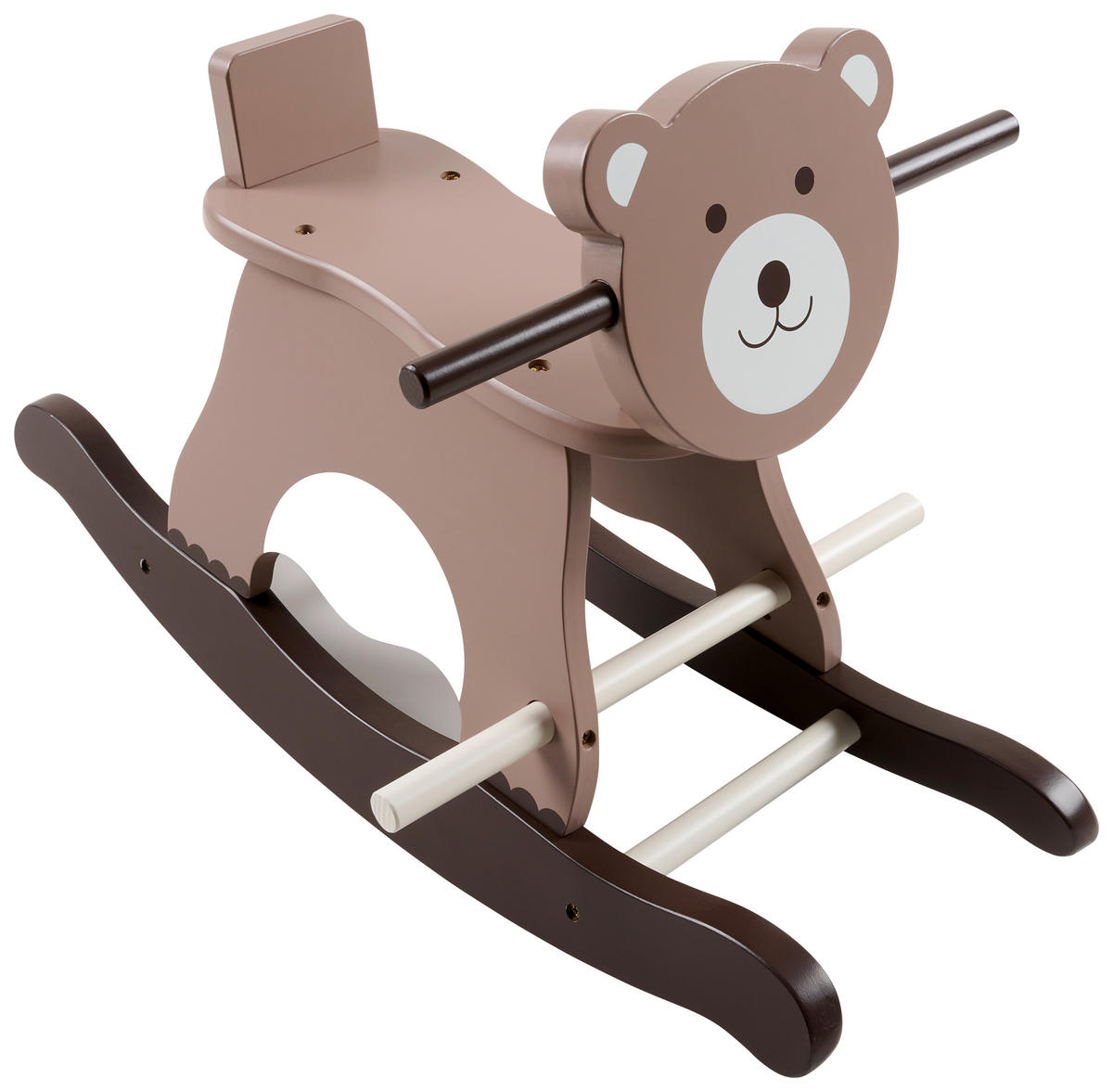 HOUPACÍ ZVÍŘÁTKO - hnědá, Trend, dřevo (66/36/42cm) - My Baby Lou