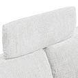 ECKSOFA Creme Chenille  - Creme/Schwarz, KONVENTIONELL, Textil/Metall (291/153cm) - Hom`in