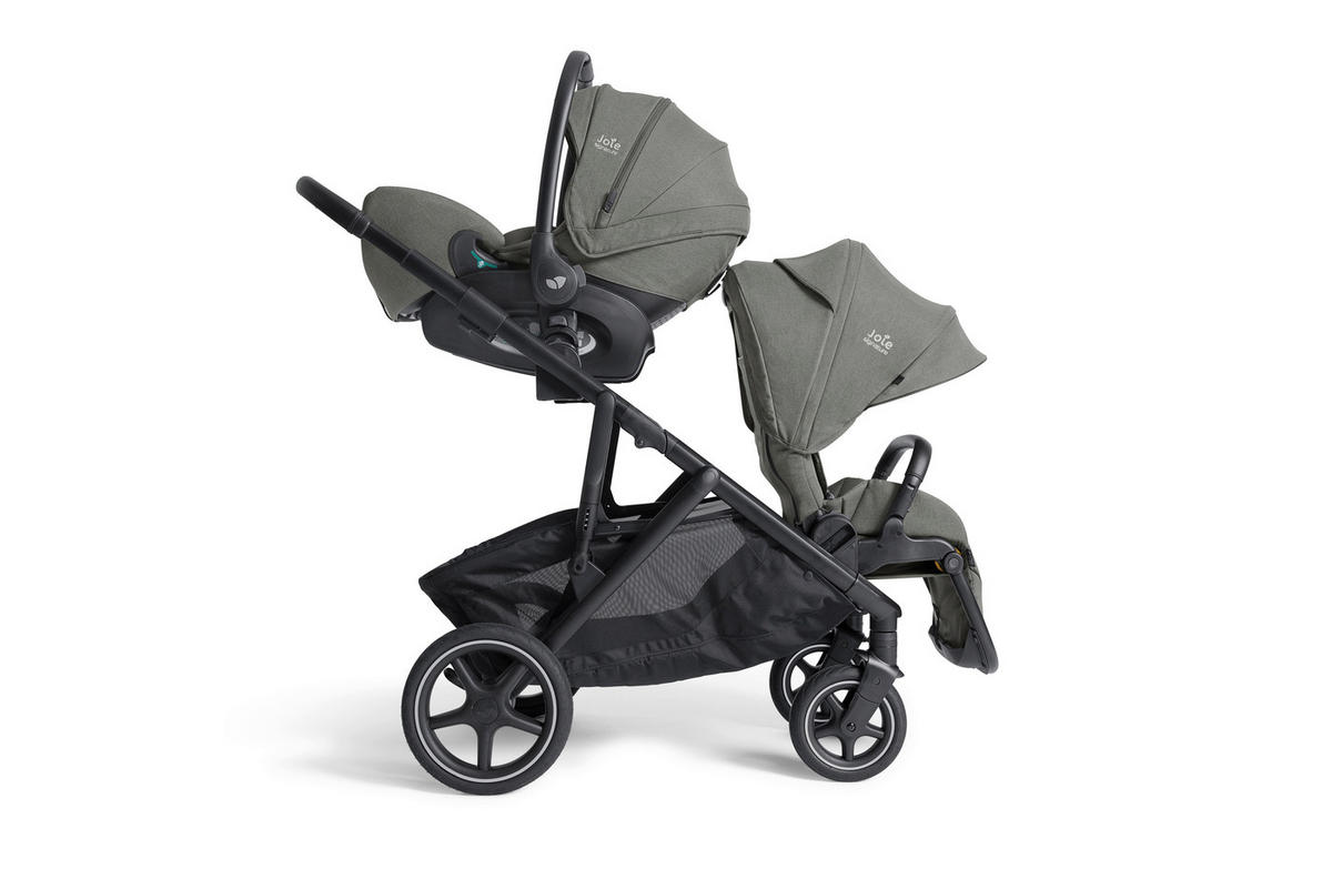 KINDERWAGENSET Versiti Trio Set  - Schwarz/Olivgrün, Basics, Textil (66cm) - JOIE SIGNATURE