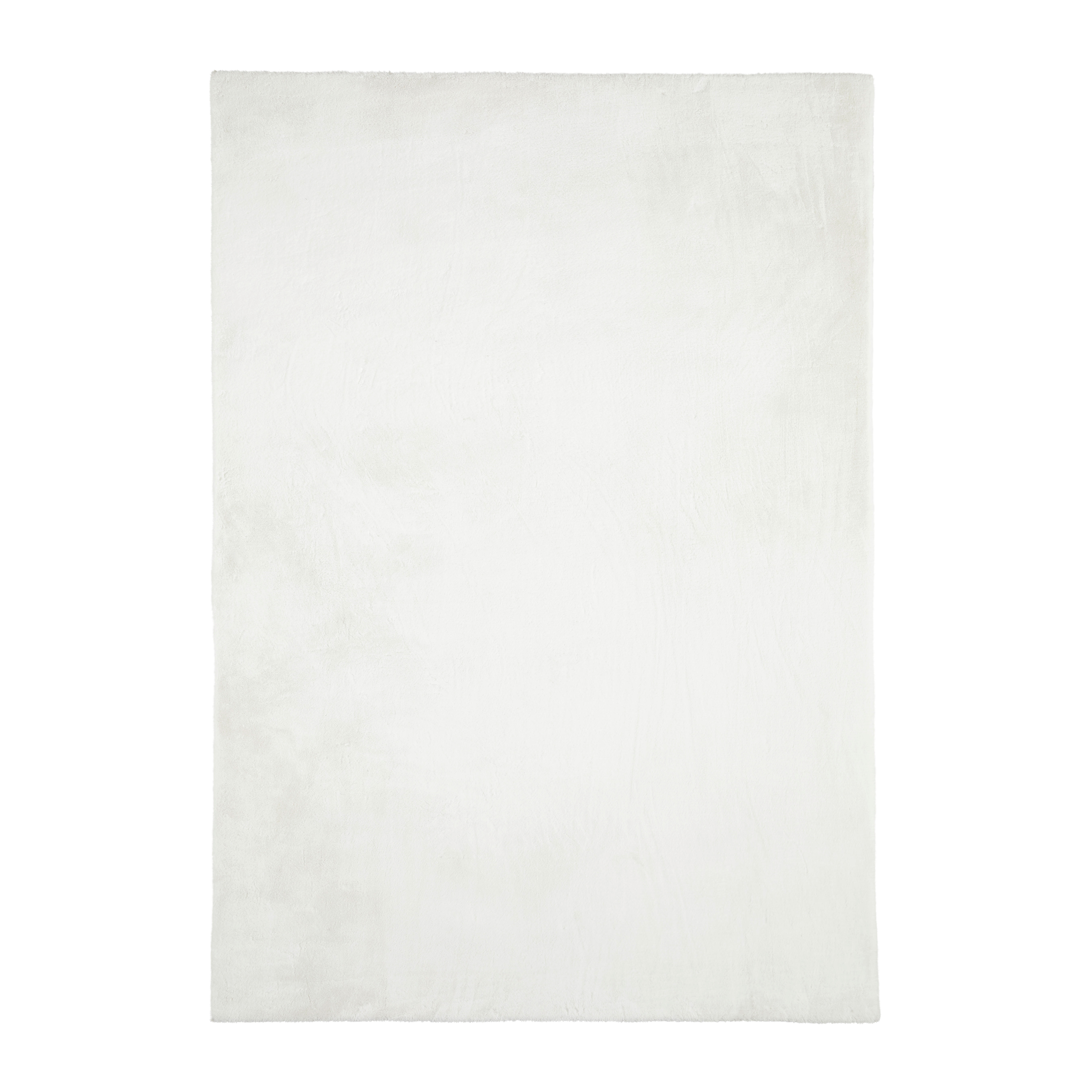 HOCHFLORTEPPICH 70/130 cm  - Weiß, Design, Textil (70/130cm) - Novel
