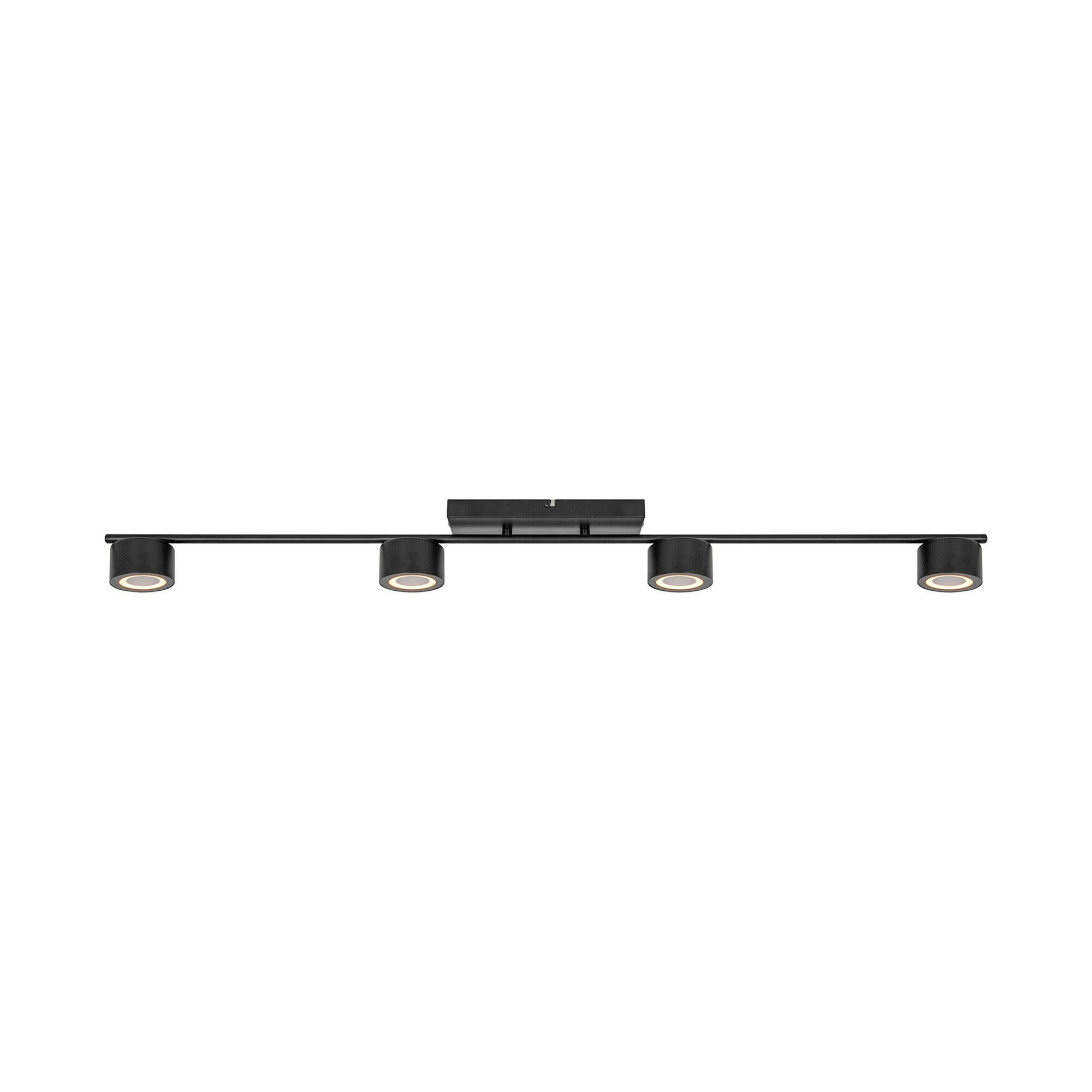 Nordlux Led-Deckenstrahler Schwarz 115.5x9.25 cm
