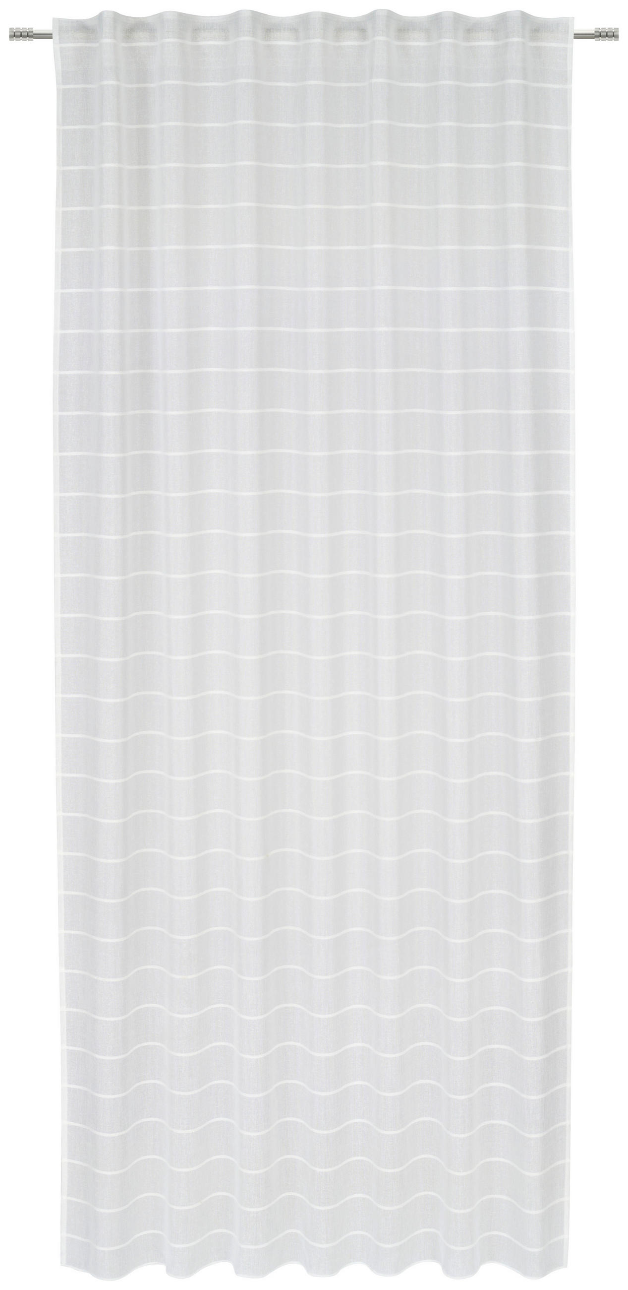 ZAVJESA SA SKRIVENIM OMČAMA bijela  140/245 cm  - bijela, Basics, tekstil (140/245cm) - Esposa