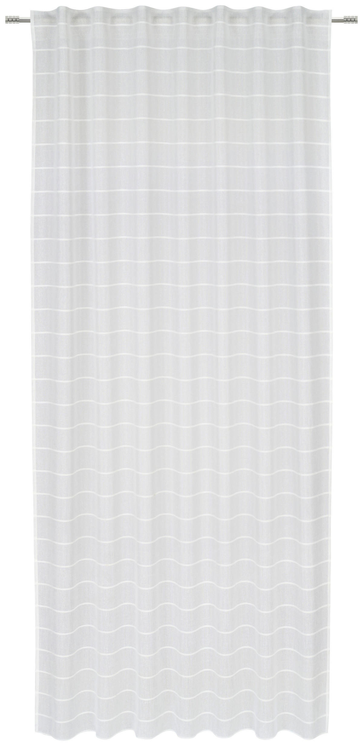 ZAVJESA SA SKRIVENIM OMČAMA bijela  140/245 cm  - bijela, Basics, tekstil (140/245cm) - Esposa