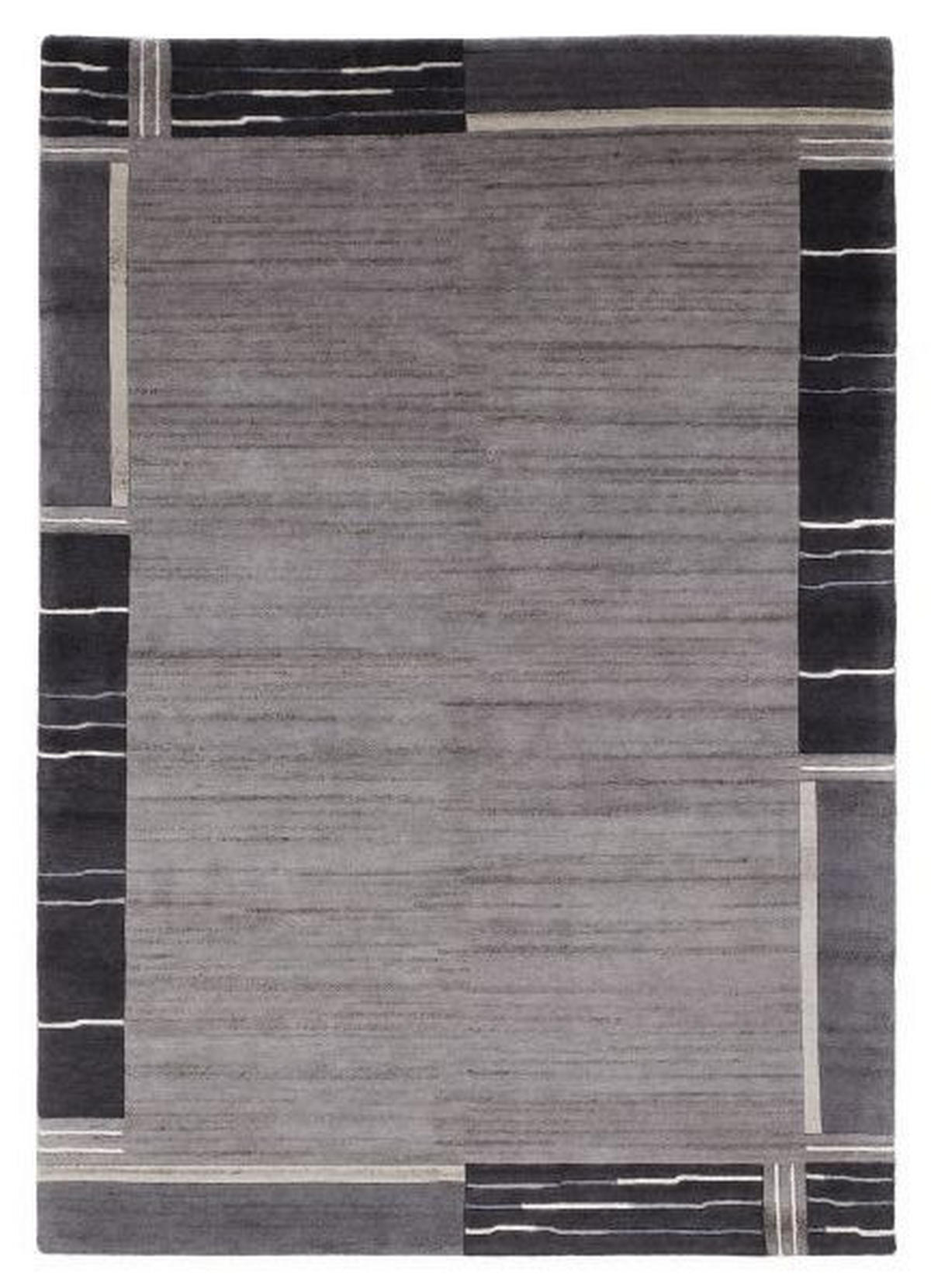 ORIENTTEPPICH 140/200 cm Nepal Savana Kite Dunkelgrau  - Dunkelgrau, Basics, Textil (140/200cm) - Cazaris