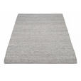 HANDWEBTEPPICH 140/200 cm Helsinki Grau rechteckig  - Grau, Basics, Textil (140/200cm) - Linea Natura
