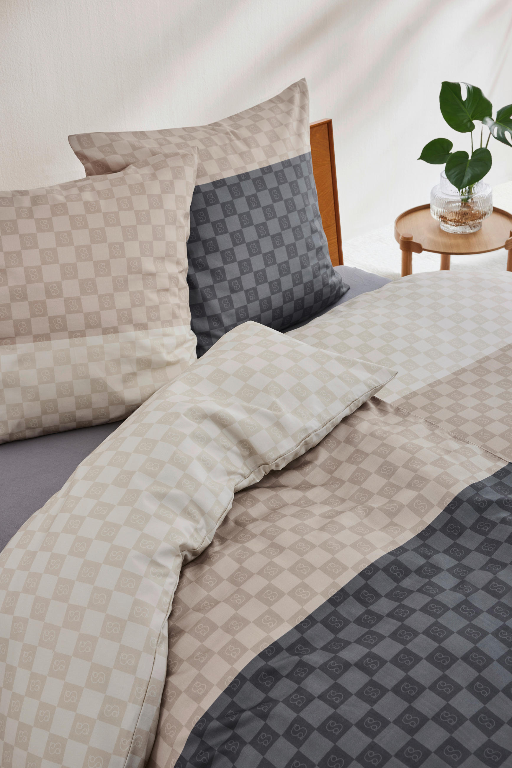 POSTEĽNÁ BIELIZEŇ, satén, viacfarebná, 140/200 cm - viacfarebná, Basics, textil (140/200cm) - S. Oliver