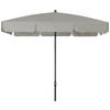 SONNENSCHIRM 185x120 cm Grau  - Anthrazit/Grau, Basics, Textil/Metall (185/120cm) - Doppler