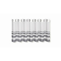 KURZGARDINE   140/50 cm   - Anthrazit/Weiß, KONVENTIONELL, Textil (140/50cm)