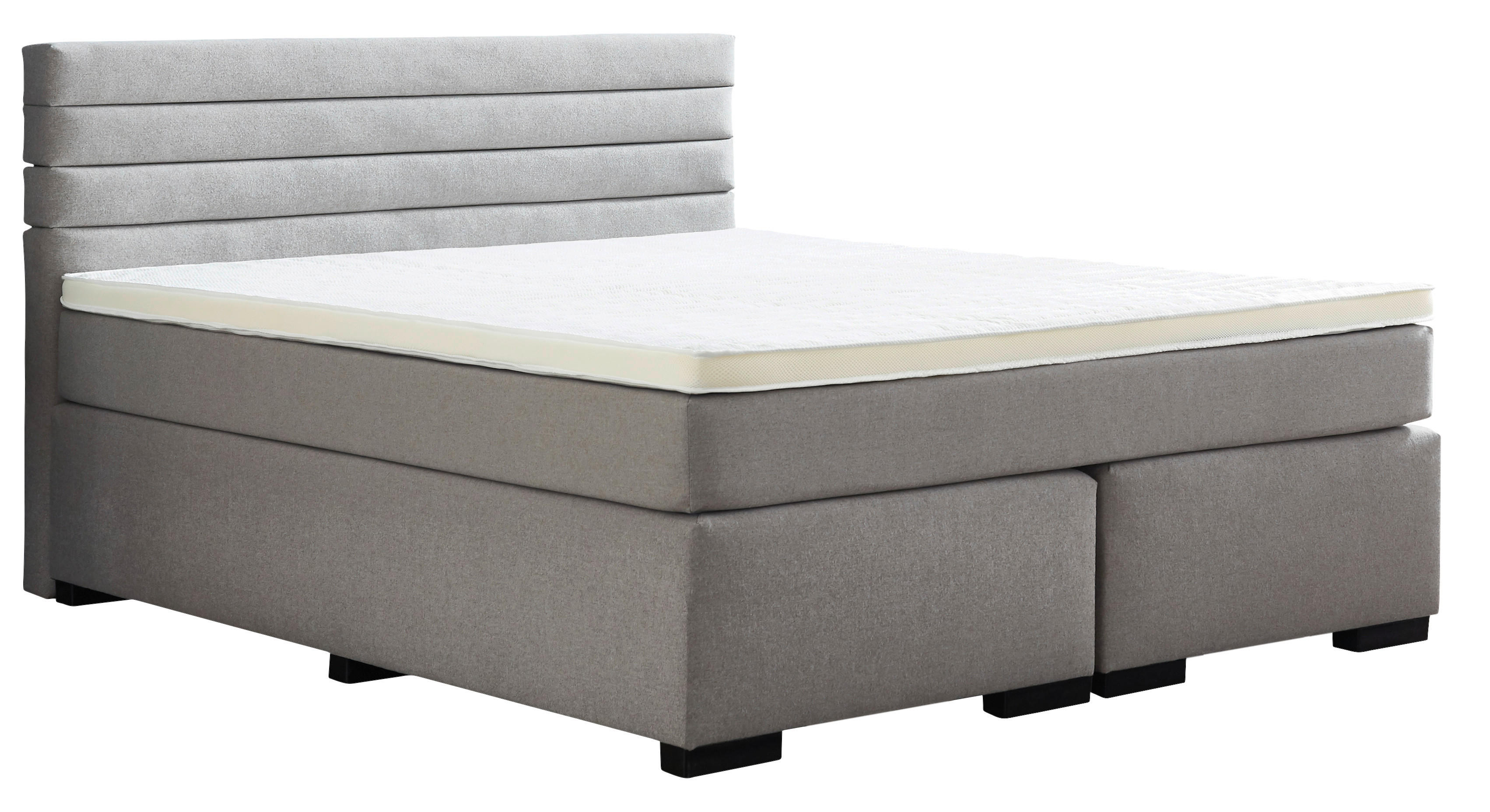 PAT BOXSPRING 140/200 cm gri deschis