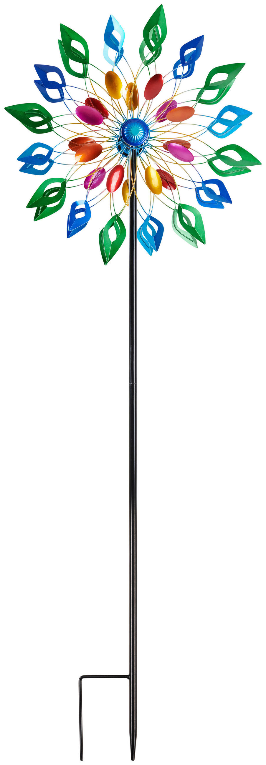VETRENJAČA - zelena/tamnoplava, Lajfstajl, metal (30/123/13cm)