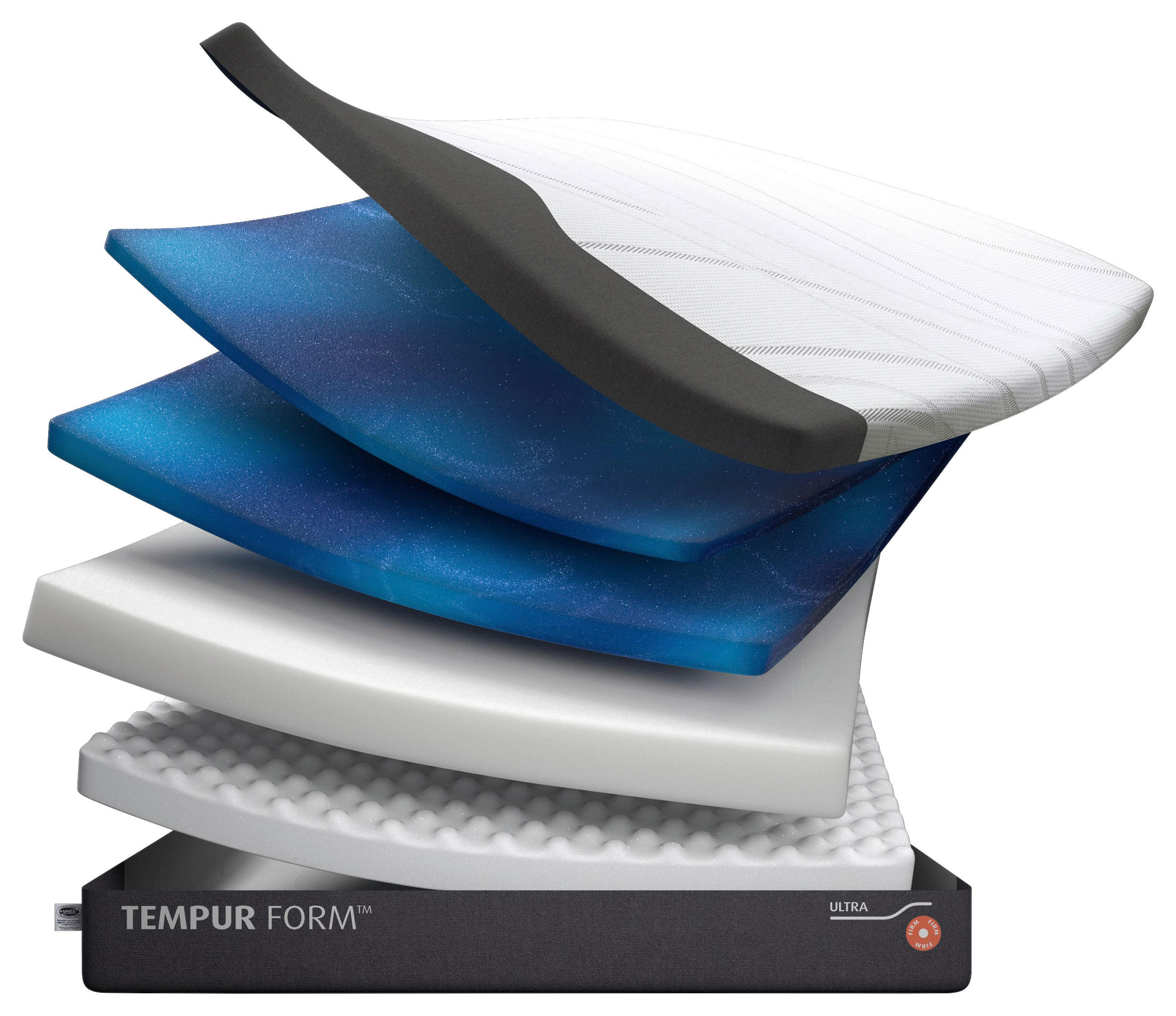 MATRAC - fehér, Basics, textil (90/200cm) - Tempur