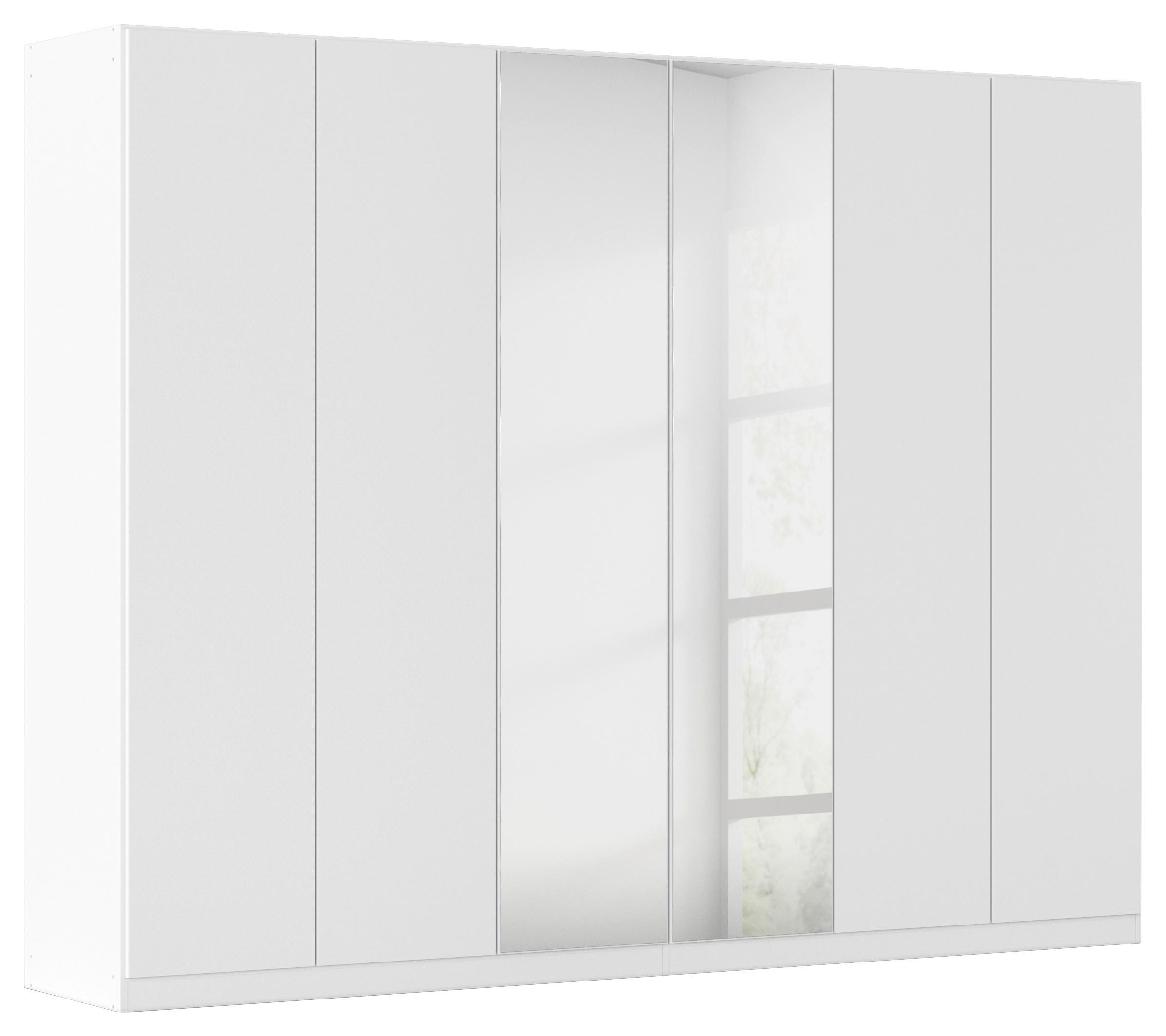 FALTTÜRENSCHRANK 271/210/54 cm 6-türig Weiß  - Weiß, Holzwerkstoff (271/210/54cm) - Rauch Möbel