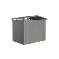 GERÄTEHAUS 273/227/198 cm  - Grau, Design, Glas/Metall (273/227/198cm) - Biohort