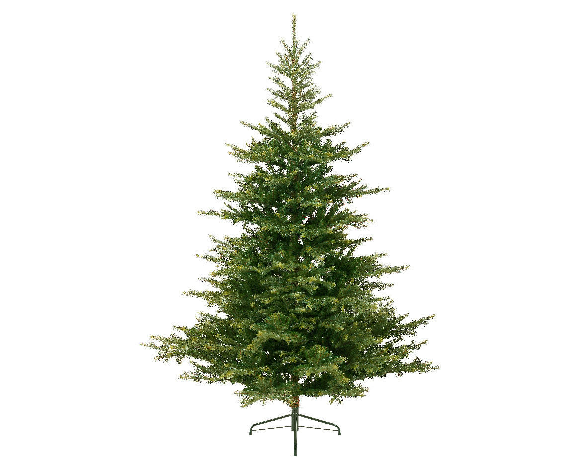 BOŽIĆNI BOR   132/180 cm     - zelena, Basics, metal/plastika (132/180cm) - X-Mas