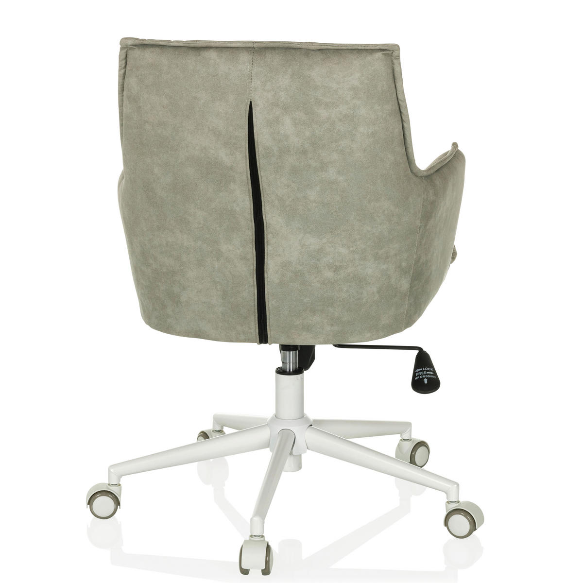 DREHSTUHL Grau  - Weiß/Grau, MODERN, Kunststoff/Textil (54/85/70cm) - MID.YOU