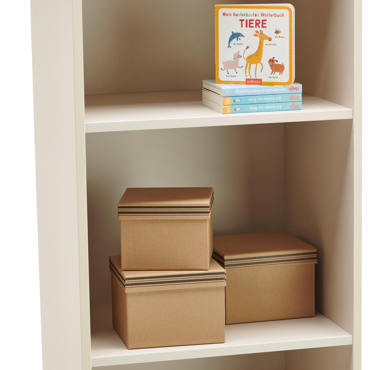 STANDREGAL  48,4/202,9/39,6 cm Naturfarben, Beige, Kaschmir  - Kaschmir/Beige, Design, Holzwerkstoff (48,4/202,9/39,6cm) - Paidi