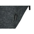 ECKSOFA in Chenille Grau  205/280 cm  - Schwarz/Grau, Design, Textil/Metall (205/280cm) - Xora